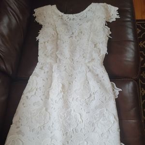 Endless Rose white lace floral dress size small new without tags